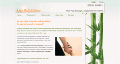 Desktop Screenshot of lisamccutcheon.co.uk