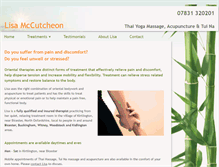 Tablet Screenshot of lisamccutcheon.co.uk